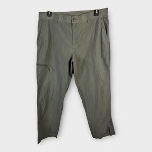 Columbia Mens size 38x30 Twisted Cliff Trail Pant Ripstop 1504281 Gray Hiking